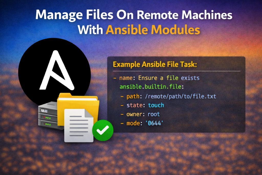 Manage files in Ansible